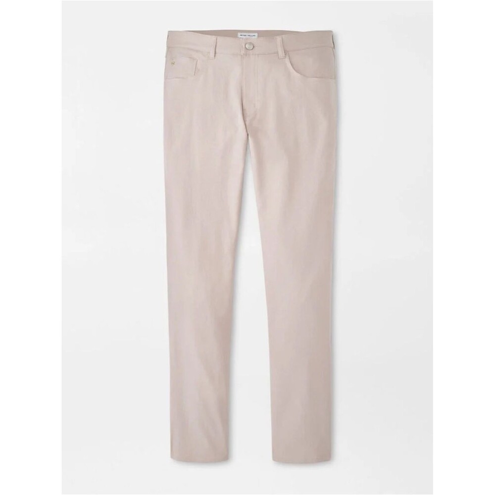 Peter Millar Khaki Performance Five-Pocket Pant Chinos in Light Tan size 32/32